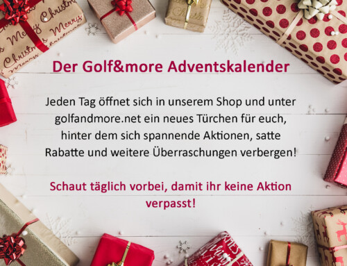 Der Golf&more Adventskalender 2023
