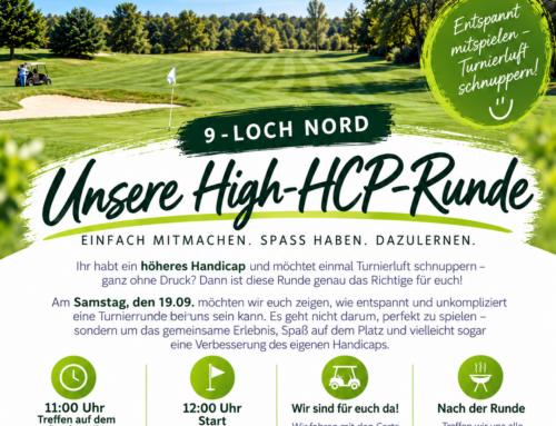 High-HCP-Runde über 9-Loch Nord – nur für HCPs 45 bis 54!